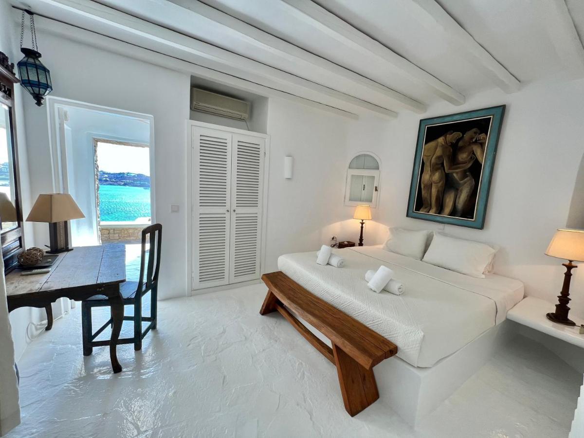 Beachfront Mykonos Guest House オルノス エクステリア 写真