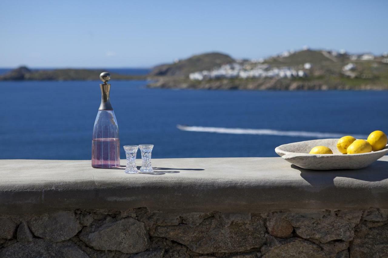 Beachfront Mykonos Guest House オルノス エクステリア 写真