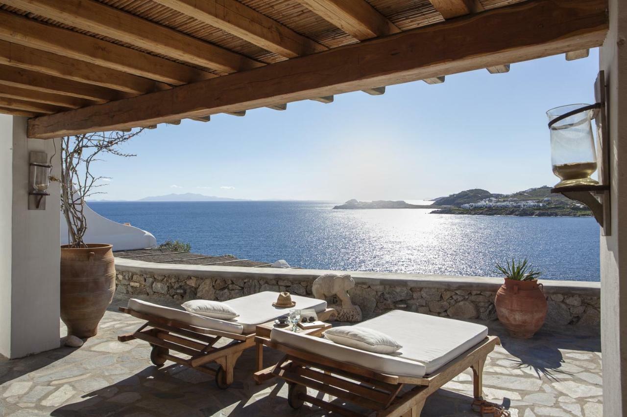 Beachfront Mykonos Guest House オルノス エクステリア 写真
