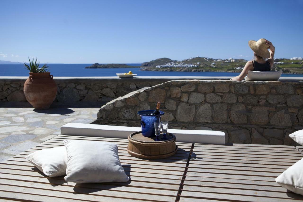 Beachfront Mykonos Guest House オルノス エクステリア 写真