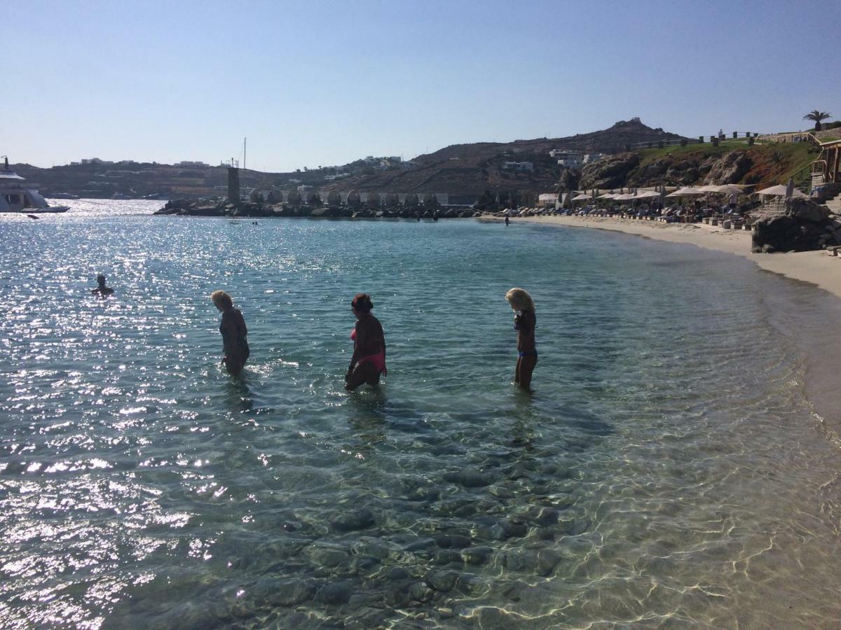 Beachfront Mykonos Guest House オルノス エクステリア 写真