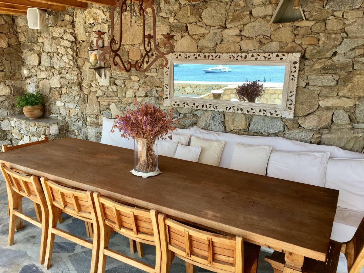 Beachfront Mykonos Guest House オルノス エクステリア 写真