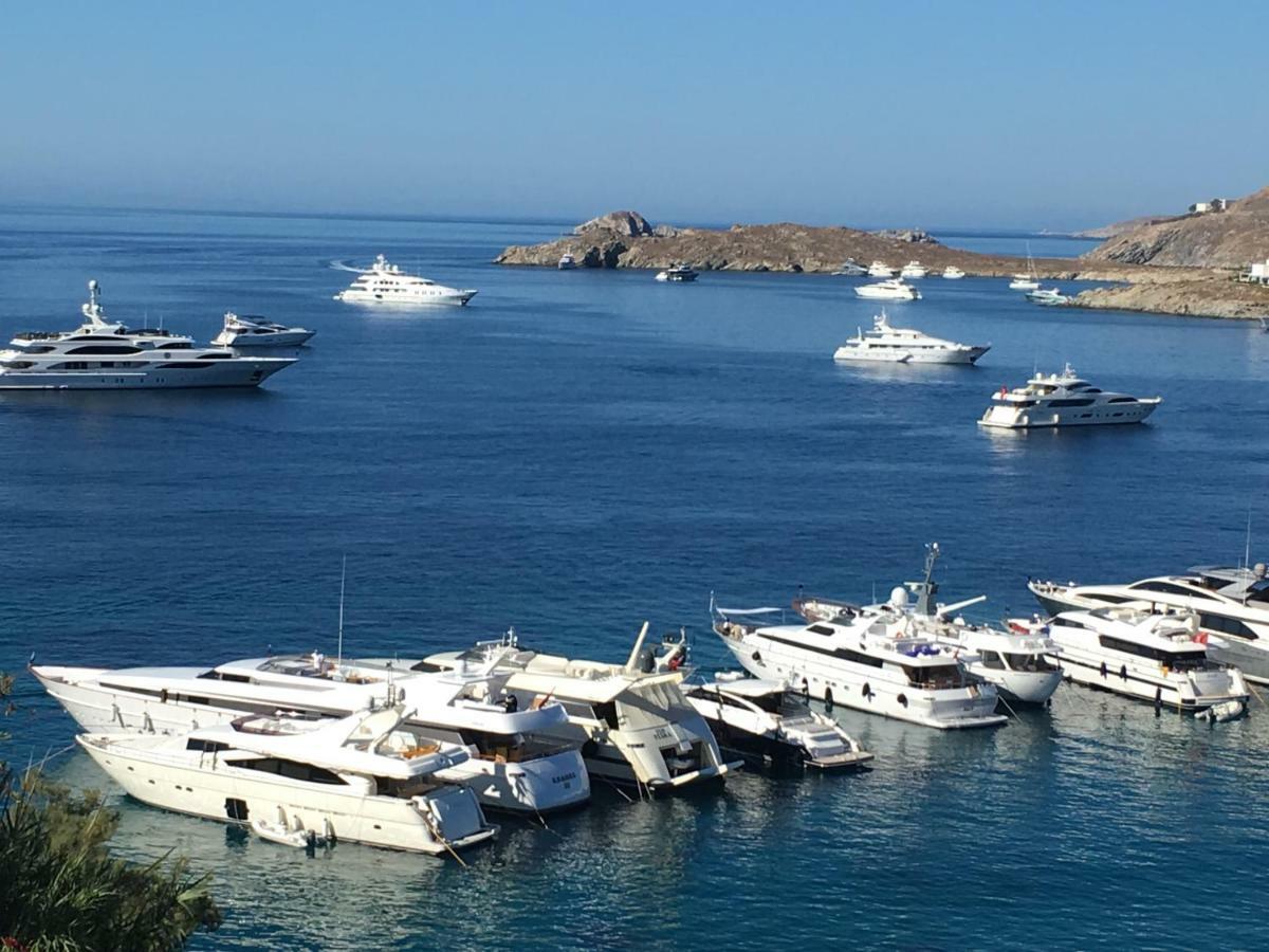 Beachfront Mykonos Guest House オルノス エクステリア 写真