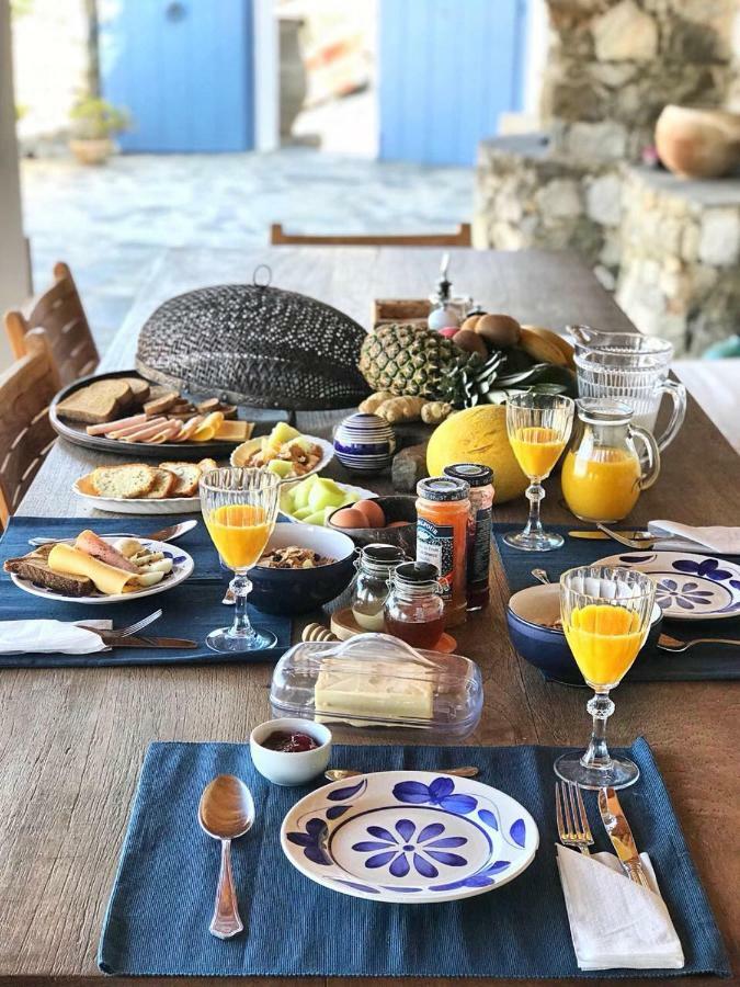 Beachfront Mykonos Guest House オルノス エクステリア 写真